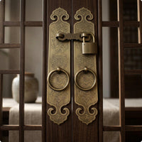 Antique-Style Door Pull Handles Flat Profile Round Handle Loop Handles Rustic