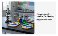 Hands-on Learning DIY Cell Model Kit STEM Toy Creature and Plant Cell Model Promotes Creativity for Students, Teens, Classroom