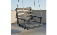 Double-Seat Swing Chair Wide Armrests Swing Chair 2 Person for Patio