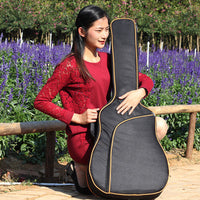 KADY Unbranded 41 Inch Padded Folk Guitar Bag Backpack with Printing