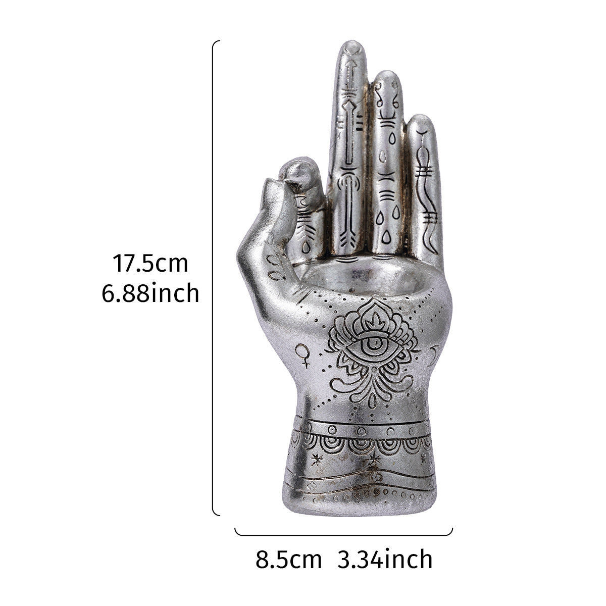 Silver / Eye Three-finger a