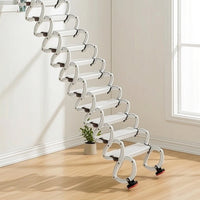 Retractable Attic Ladder Folding Attic Ladder Space-Saving for Homeowners, Loft, Mezzanine