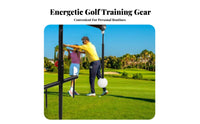 360° Rotation Golf Swing Practice Aid Stand Height Adjustable Golf Swing Practice Aid Long-Lasting for Beginners, Coaches, Outdoor, Backyard