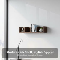 Floating Plank Shelf Easy Installation Wall-Mounted Display shelf for Homeowners