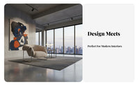 Upholstered Armchair Modernist Inspired Inspired Cylindrical Frame Armchair With Armrests Comfortable for Office Workers