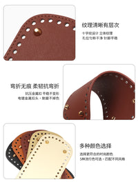 Multi-Size Thickened and Hardened Bag DIY Material Accessories, Round/Oval Leather Woven Crochet Bag Bottom Wholesale
