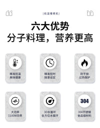 低温慢煮机SousVide牛排真空烹饪恒温舒肥棒解冻器新款跨境批发 欧规
