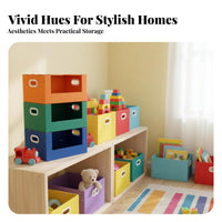Foldable Storage versatile Stackable Foldable Lidded Box With Lid for Living Room