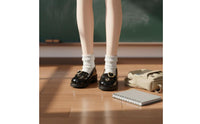 Doll Dress Up Shoes Cute Heart Detail Elegant Touch for Casual Outfits
