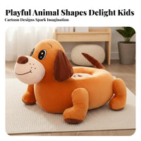 Soft and Comfortable Cuddly Creature Chair Sturdy Filling Stuffed Creature Chair Great Birthday Gift Toddler Character Armchair Non-Slip Bottom for Toddlers, Preschoolers, Kindergarten, Playroom, Nursery, Reading Nook