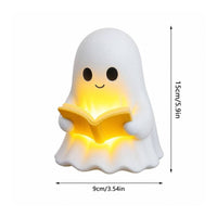 Reading Specter Lamp Compact Size Reading Light Figurine Decorative Tabletop Spirit Lamp for Readers