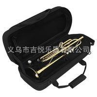 高档小号乐器箱包牛津布加厚小号背包手提双肩降B调小号收纳盒袋