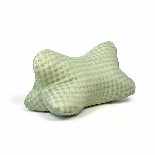 Bone Pillow Contoured Neck Pillow Quilted for Office Workers