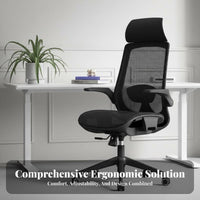Ergonomic Mesh Chair with Headrest Adjustable Armrests Office Furniture