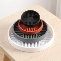 Plant Saucers with Slotted Drip Tray, Resin Plant Pot Saucer for Outdoor Plants, Simple Style Plant Trays with Deepened Base for Potted Plant