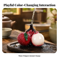 Lychee Tea Pet Decorative Branch Fruit Decor Collectible