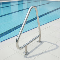 Swimming Pool Handrail Rust Proof Pool Handrail Heavy-Duty Safety Polished for Homeowners