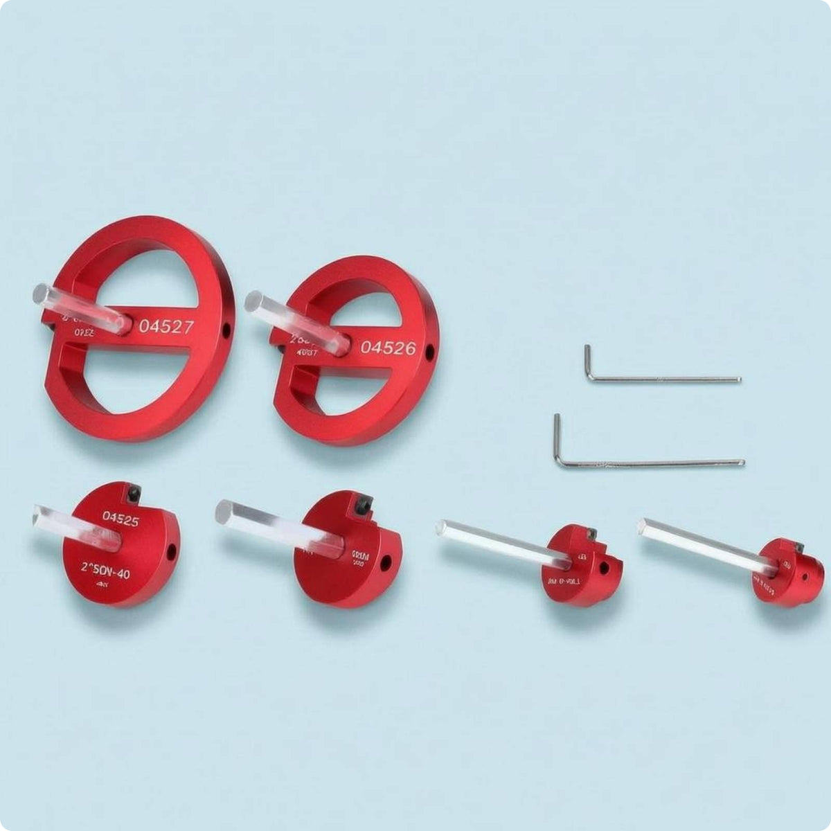 9 Pieces PVC Pipe Reamer Kit Hex Shank Pipe Reaming Set Hand Wrench