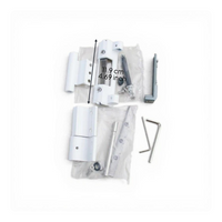 Aluminum hinge damper for doors