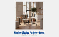 Display Board Outdoor Stand, Freestanding Poster Rack, Foldable, Double-Sided, For Recruitment, Shop