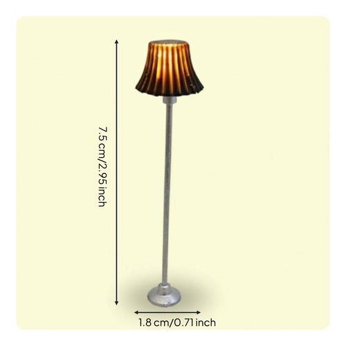 Sand Table Light Model DIY Friendly Miniature Table Lamp Lights Up for Hobbyists