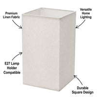 E27 Wall Lamp Shade, Soft Light Table Lamp Shade, Bedroom Living Room Lamp Shade, Replacement Lampsh - Image 6