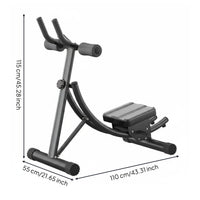 Core Roller Machine Sturdy Construction Kneeling Ab Compact Size Core Workout
