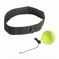 Dimpled Head Strap Ball Coach Textured Reaction Ball Headband Set Elastic Cord Sports Training Hand-Eye Coordination