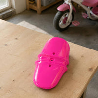 Single-Piece Front Tricycle Mudguard Curved Plastic Tricycle Mudguard Glossy Finish Children's Vehicle Part