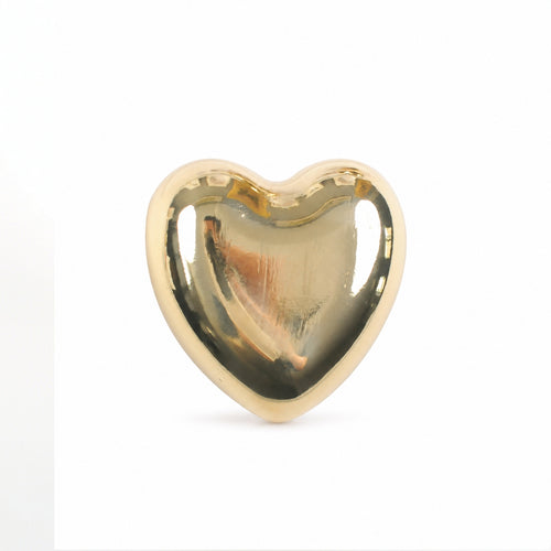 Heart Ornament Tabletop Accent Sculpted for Minimalists