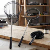 Telescopic Fishing Landing Net with Foldable Stainless Steel Pole for Catching Fish