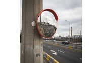 Weather Resistant Traffic Convex Mirror Shatterproof Wide Angle Security Mirror Easy Installation Road Safety Equipment for Driveway