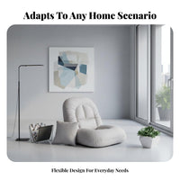 Adjustable Backrest Lounger Unrestrictedstanding Adjustable Floor Lounger Padded