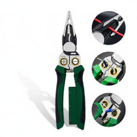 Multifunction Electrician Pointed Tips Hand Tool Serrated Grippers