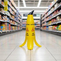 Wet Floor Sign Easy to See Safety Equipment Foldable for Office
