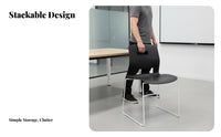 Stackable Sled Base Chair Long-Lasting Guest Seat Ergonomic Design