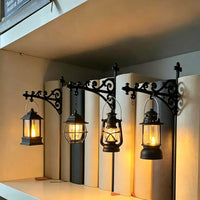 Halloween Bookshelf Lantern Light Bookend Divider