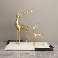 Nordic Minimalist Metal Horse Art Sculpture for Hotel Lobby