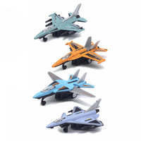 4 Pieces Diecast Fighter Aircraft Collection Sturdy Construction Fighter Jet Toy