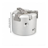 Grip Tool  with Three Claws Metal Pneumatic Grip Tool  Claw Rigid Cylinder for Machinists, Fixtures