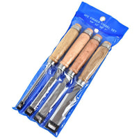 Woodworking Flat Chisel Beech Wood Handle 50# Steel