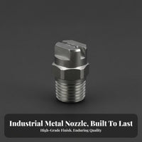 Wear-Resistant Flat Fan Nozzle Long-Lasting Fan Spray Nozzle Easy to Install for Dust Suppression, Industrial Cooling, Humidification