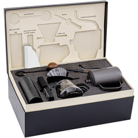 Pour Over Coffee Set with Grinder, Filter Paper, Server, Dripper, Scale, Hand Grinder, Gift Box