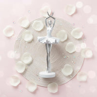 Ballet Dancer Sculpture Elegant Design Ballet Dancer Statue Fine Crafted Details Ballerina Statue for Dancers, Girls, Living Room, Bedroom, Bookshelf