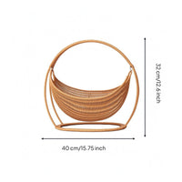 Cradle Basket Versatile Suspended Fruit Snack Basket Rustic Style