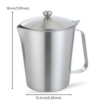 Measuring Cup with Lid Graduated Measuring Cup with Handle Easy-to use Vessel for Cafes
