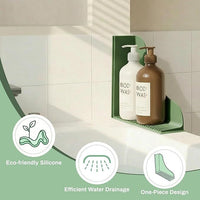 Silicone Shower Splash Guard Bathroom Corner Waterproof Baffle