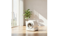 Fully Enclosed Automatic Litter Box App Control Smart Cat Litter Box Quiet for Home, Apartments