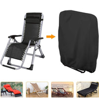 Folding Chair Cover Waterproof Outdoor Folding Chair Cover Dustproof for Backyard, Balcony, Camping