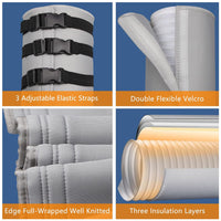 便携式交流软管绝缘套 空调排气软管隔热罩子 AC pipe hose cover